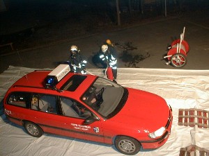 Das Vorgehen erfolgte unter schwerem Atemschutz.